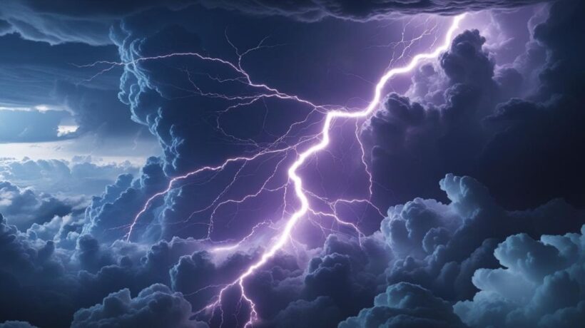 what causes lightning