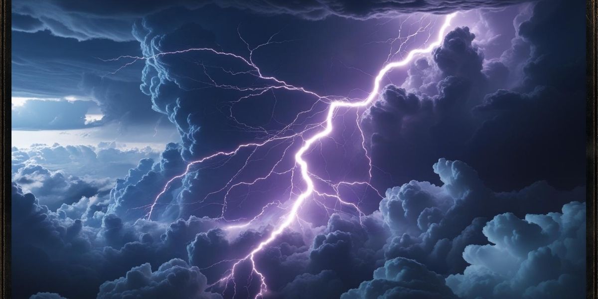 what causes lightning
